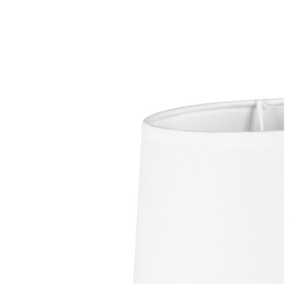 Abat-jour - Conique - Blanc - Pour lampe - Base 15 cm - Culot E14 avec réducteur