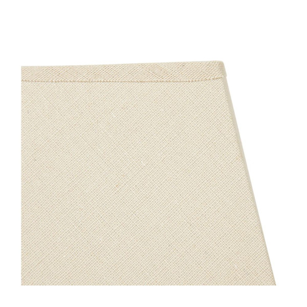 Abat-jour - Carré - Beige - Pour lampe - Base 14 cm - Culot E14
