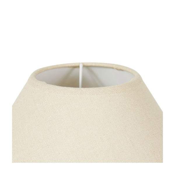 Abat-jour - Rond - Beige - Pour lampe - Base 30 cm - Culot E27 avec réducteur