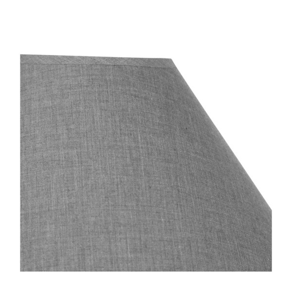 Abat-jour - Rond - Gris clair - Pour lampe - Base 30 cm - Culot E27 avec réducteur