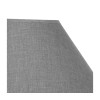 Abat-jour - Rond - Gris clair - Pour lampe - Base 30 cm - Culot E27 avec réducteur