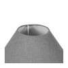 Abat-jour - Rond - Gris clair - Pour lampe - Base 30 cm - Culot E27 avec réducteur