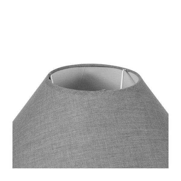 Abat-jour - Rond - Gris clair - Pour lampe - Base 35 cm - Culot E27 avec réducteur