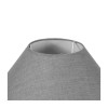 Abat-jour - Rond - Gris clair - Pour lampe - Base 35 cm - Culot E27 avec réducteur