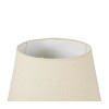 Abat-jour - Rond - Beige - Pour lampe - Base 35 cm - Culot E27 avec réducteur