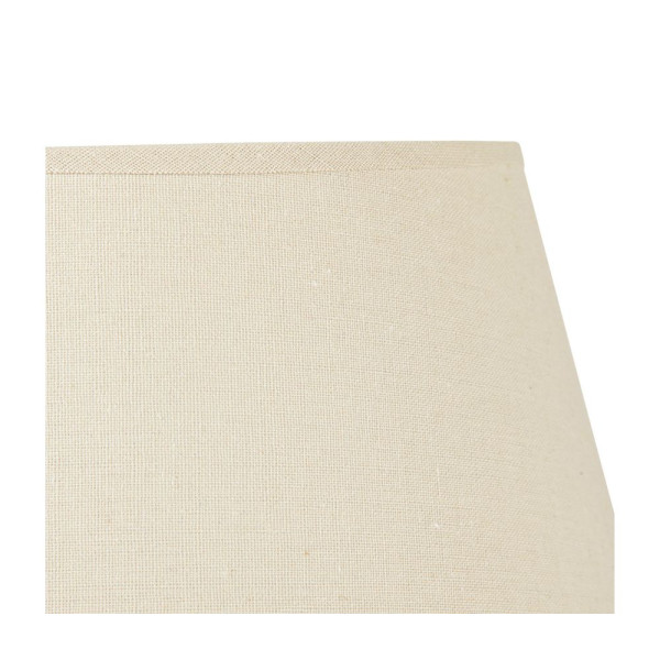 Abat-jour - Rond - Beige - Pour lampe - Base 35 cm - Culot E27 avec réducteur