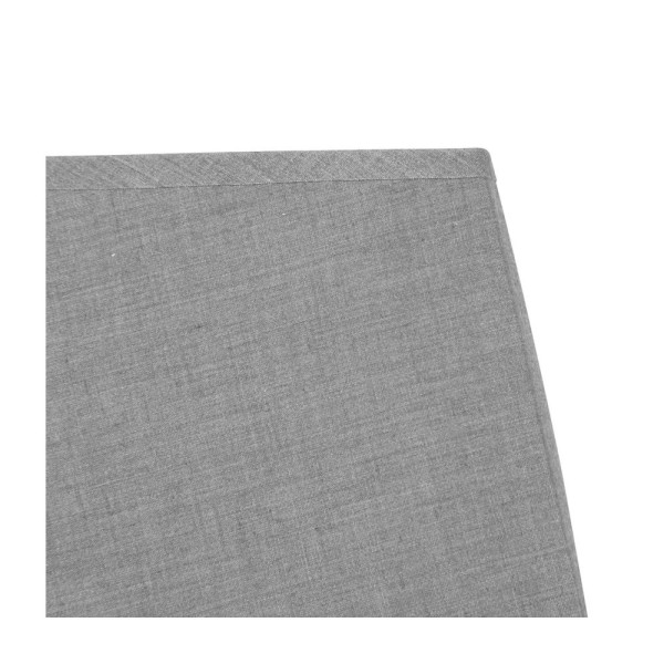 Abat-jour - Carré - Gris clair - Pour lampe - Base 15 cm - Culot E14