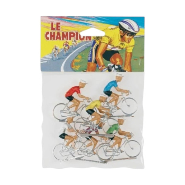 photo - Jeu - Enfant - Cycliste - Plastique - 6 figurines