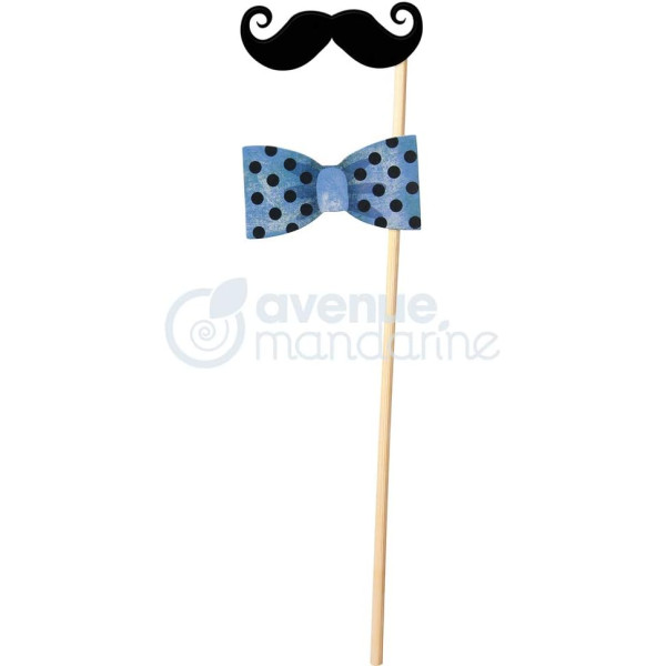 Pack anniversaire - Pour 6 Enfants - Photo booth - Invitation - Stickers - Accessoire