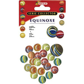 photo - Billes - Filet de 20 billes + 1 calot - Equinoxe - Jeu - Enfant