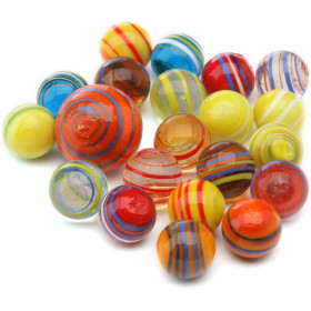 Billes - Filet de 20 billes + 1 calot - Equinoxe - Jeu - Enfant