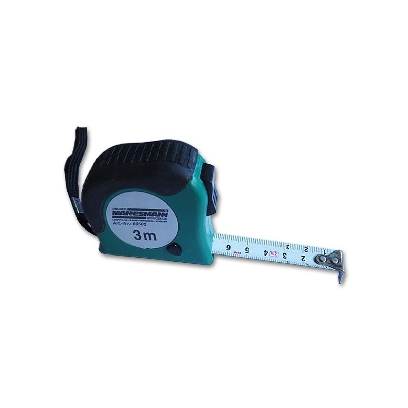 Mètre Ruban Acier / Plastique 3 Stoppeurs 3M - Br√Úder Mannesmann | Surdiscount
