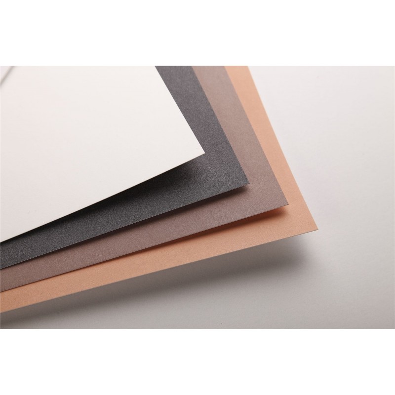 Bloc dessin A5 pastelmat 12 feuilles 18x24cm 4 teintes N°2 - Clairefontaine | Surdiscount