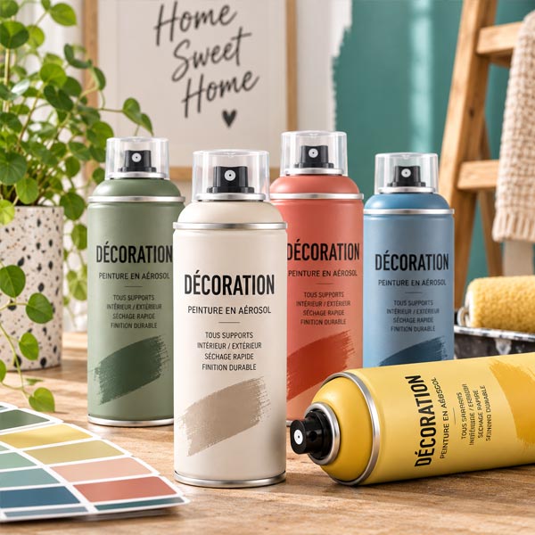 bombe de peinture pour decoration pas cher