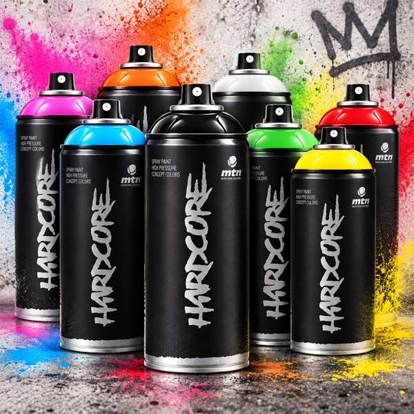 bombe de peinture mtn hardcore pas cher