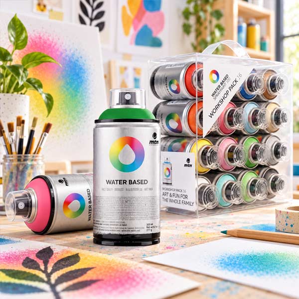 bombe peinture water based