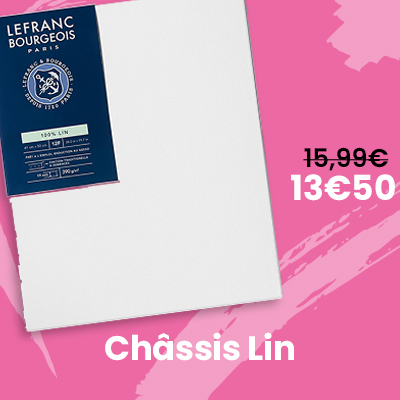 Châssis Toile Coton Lefranc Bourgeois – Format 8F, Prêt à Peindre, Clés Incluses, Qualité Archive - 7