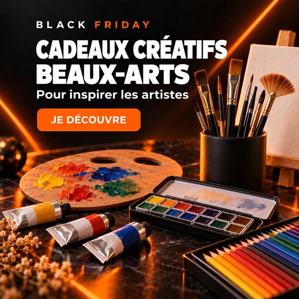 cadeaux créatifs beaux arts black friday