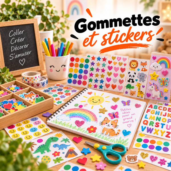 gommettes et stickers
