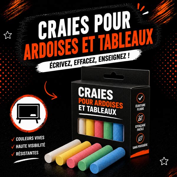 craies pour tableau pas cher