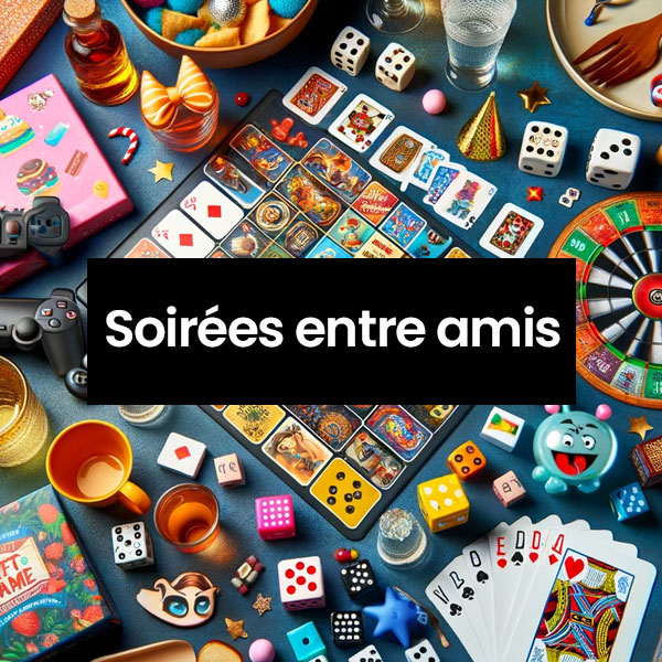Idees cadeaux soirees amis