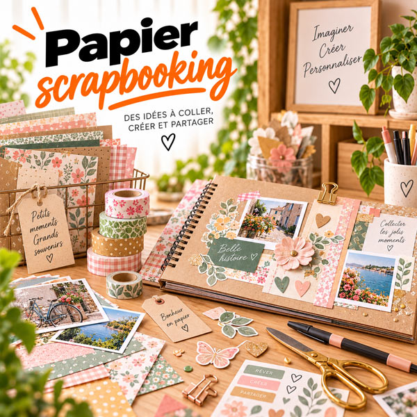 Papier pour scrapbooking