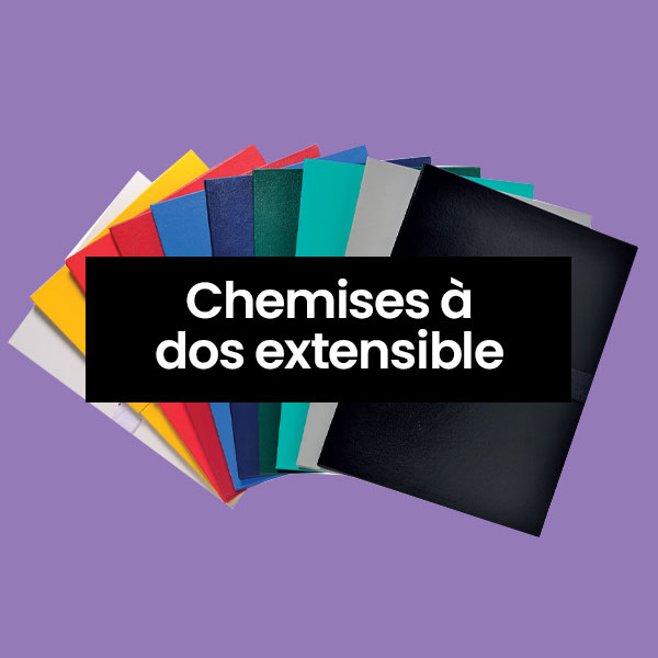 Chemises à dos exacompta