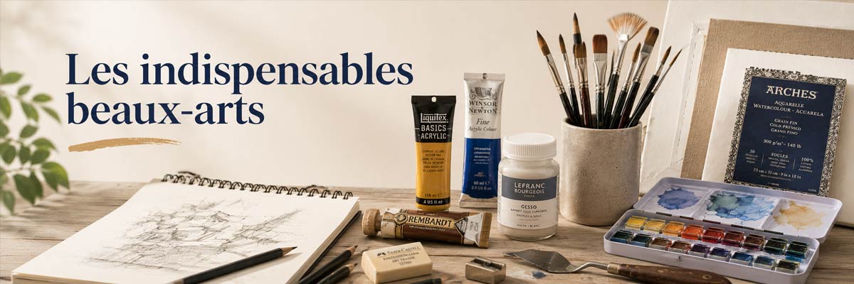 Sélection des indispensables pour la rentrée Beaux-Arts
